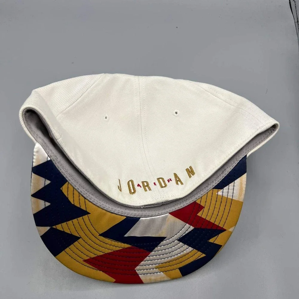 Air Jordan 23 Hat Men‎ 7 3/8 White Blue Embroidered Jumpman Fitted Cap